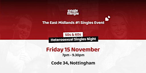 Singles Night at Code 34 (50s & 60s) primary image