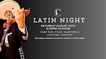 Imagen principal de Finch House Music Series - Latin Night - Mariachi Band - DJ Weapon X