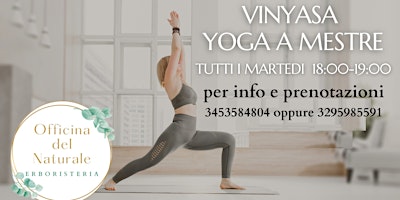 Imagem principal de Corso Vinyasa Yoga a Mestre Centro. Tutti i martedi dalle 18 alle 19