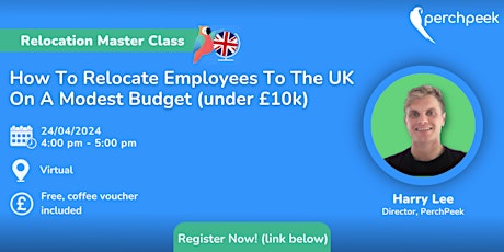 PerchPeek Event- HR Masterclass - Relocating Employees To The UK
