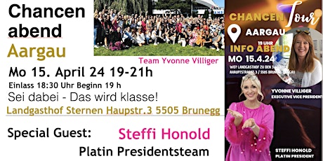 Imagen principal de ChancenAbend_15.04. Aargau/ TEAM YVONNE VILLIGER/CHANCENTOUR