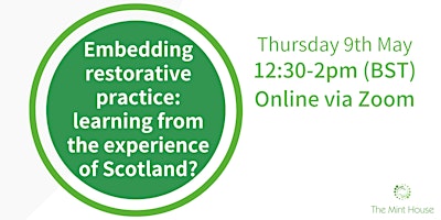 Embedding restorative practice: learning from the experience of Scotland?  primärbild