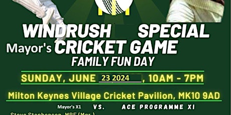 Cricket Family Fun Day