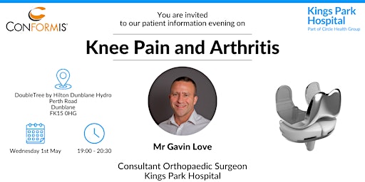 Imagem principal do evento Knee Pain and Arthritis
