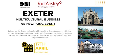 Exeter Multicultural Business Networking Event primary image