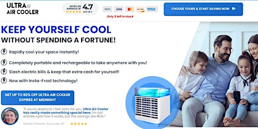 Ultra Air Cooler Reviews - Scam Does it works? primary image