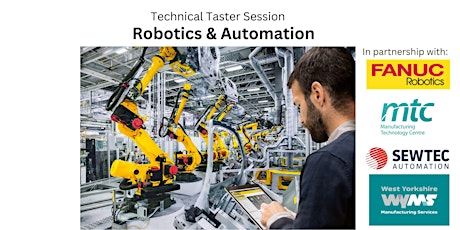 Technical Taster Session - Robotics & Automation