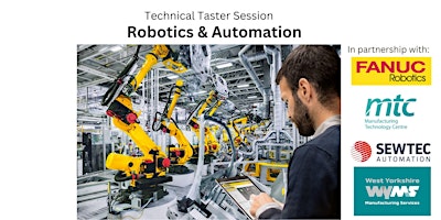 Image principale de Technical Taster Session - Robotics & Automation