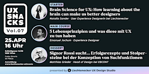 Hauptbild für UX Snacks Vol. 07