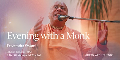 Imagem principal de An Evening with a Monk: Devamrita Swami