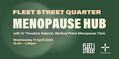 Primaire afbeelding van Fleet Street Quarter Menopause Hub – April