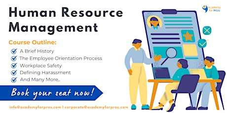 Human Resource Management 1 Day Training in Orlando, FL on Apr 19th, 2024