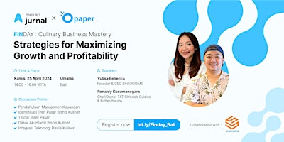 FINDAY Culinary Business Mastery: Strategies for Maximizing Growth & Profit primary image