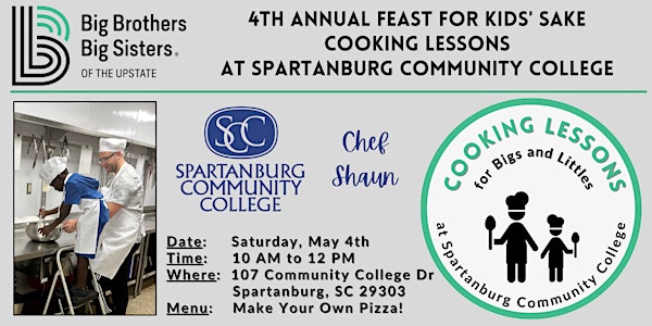 Feast For Kids' Sake Cooking Lessons - Spartanburg Community College