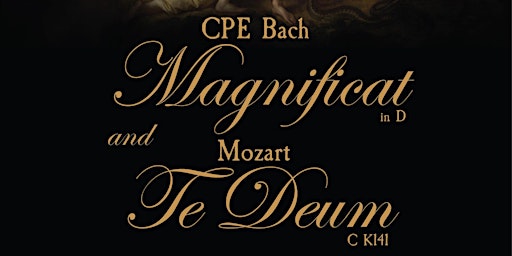 Imagem principal do evento DCCU present CPE Bach Magnificat & Mozart Te Deum