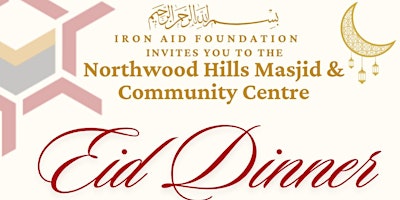 Primaire afbeelding van Iron Aid Foundation - Eid Dinner at The Orangery