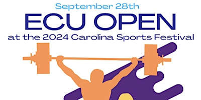 Imagem principal do evento ECU Open at the 2024 Carolina Sports Festival