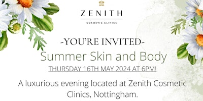 Imagem principal do evento Summer Skin and Body Event at Zenith Cosmetics Clinic