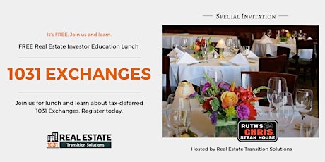 January  2020 Real Estate Investor Education Lunch: 1031 Exchange Basics primary image
