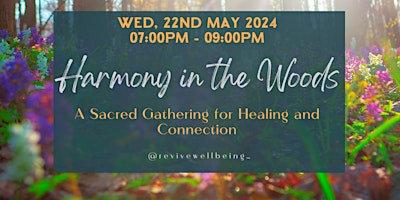 Imagem principal do evento Harmony in the Woods: A Sacred Gathering for Healing and Connection