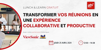 Imagem principal do evento Transformer vos réunions en une expérience collaborative et productive