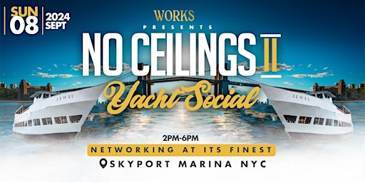 Imagem principal do evento No Ceilings 2: Yacht Social (NYC)