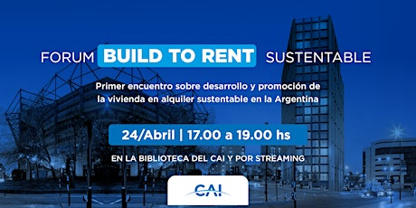 Imagen principal de Forum Build To Rent Sustentable