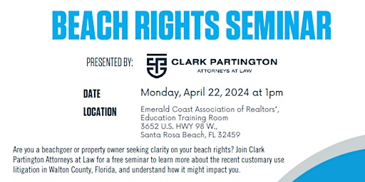 Beach Rights Seminar primary image