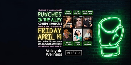 Punches In The Alley - Friday Comedy Showcase