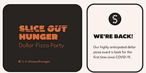 Imagem principal do evento Slice Out Hunger $1 Pizza Party