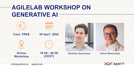 Hauptbild für AgileLAB Workshop on Generative AI