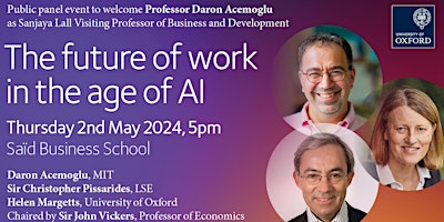 Image principale de Panel Discussion: The Future of Work in the Age of AI