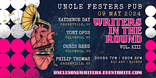 Imagen principal de Uncle Festers | Writers In The Round - Vol. XIII