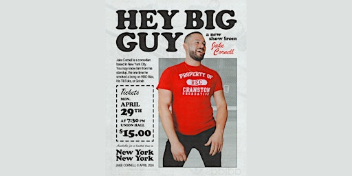 Jake Cornell: Hey Big Guy primary image