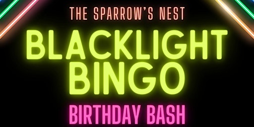 Imagem principal do evento Sparrow's Nest Blacklight Bingo