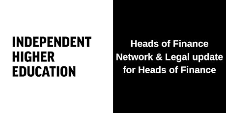 Heads of Finance Network & Legal update for Heads of Finance primary image