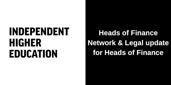 Heads of Finance Network & Legal update for Heads of Finance