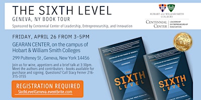 Image principale de The Sixth Level Book Tour, Geneva, New York