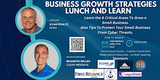 Primaire afbeelding van Business Growth Strategies Lunch and Learn