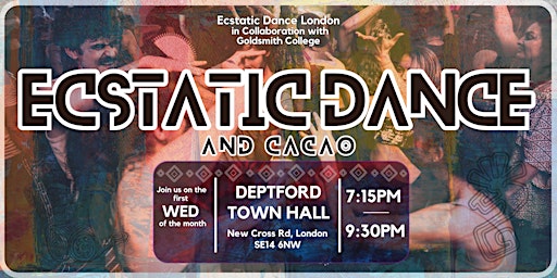 Imagem principal de ECSTATIC DANCE and Cacao  @ Deptford Town Hall - ECSTATIC DANCE LONDON