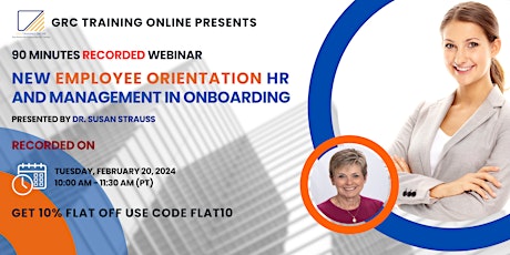 Recording-New Employee Orientation HR & Management Challenges in Onboarding