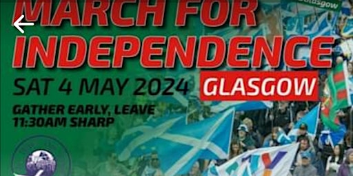 Glasgow March For Independence  primärbild