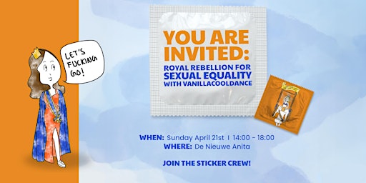 Primaire afbeelding van Vanillacooldance's King's Day Kickoff for Sexual Equality!