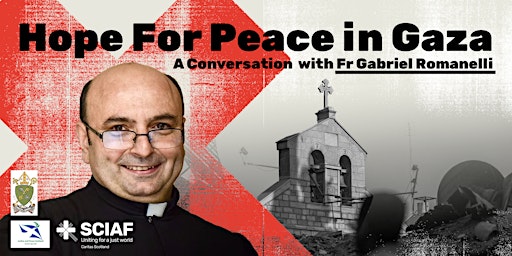 Immagine principale di Hope For Peace in Gaza: A Conversation With Fr Gabriel Romanelli 