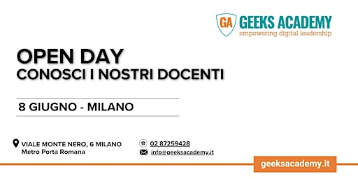Immagine principale di Open Day Technology Management - 08/06 Milano 