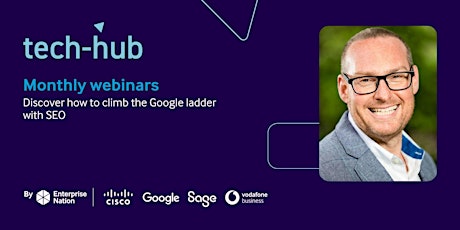 Imagem principal do evento Tech Hub: Discover how to climb the Google ladder with SEO