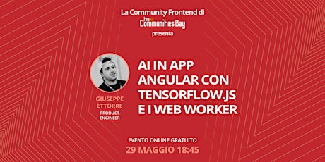 AI in app Angular con Tensorflow.js e i Web Worker