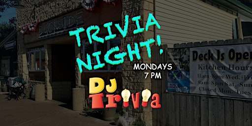 Primaire afbeelding van DJ Trivia - Mondays at Patti's Dockside