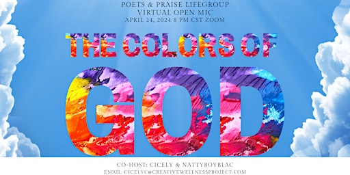 Primaire afbeelding van Poets and Praise Open Mic: The Colors Of God