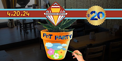 Pot Painting Party at Bookhouse Brewing primary image